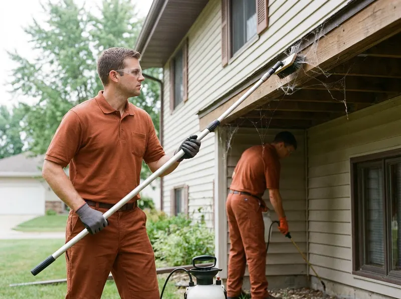 Spider Suppression & Exterior De-Webbing Service in Rothschild, WI